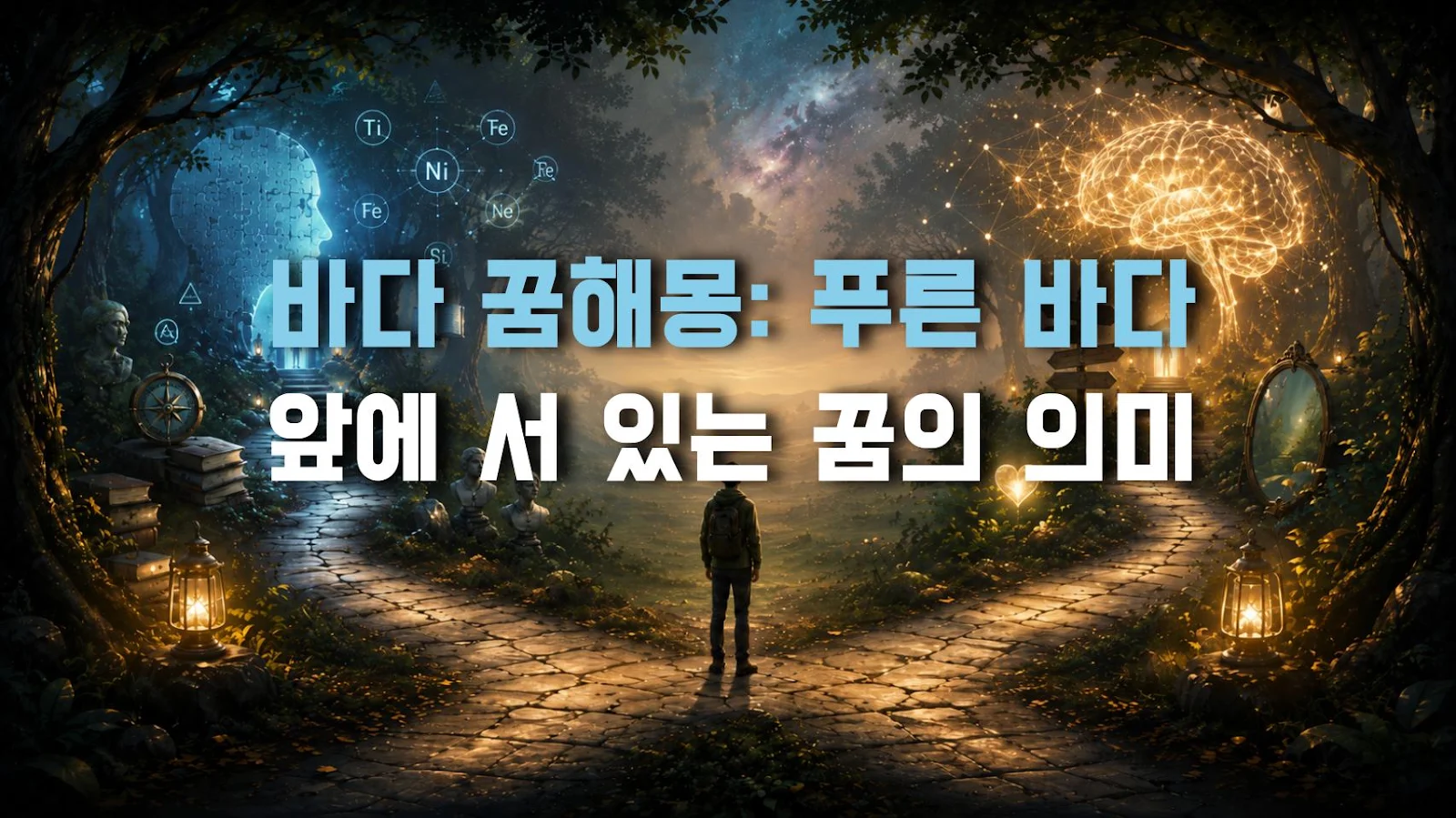 바다 꿈해몽: 푸른 바다 앞에 서 있는 꿈의 의미