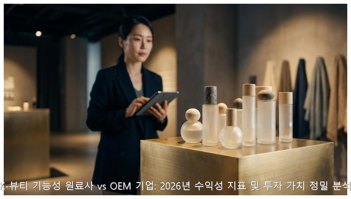 K-뷰티 원료주 vs OEM 수익성 분석 핵심 안내 및 분석 인포그래픽 (6)