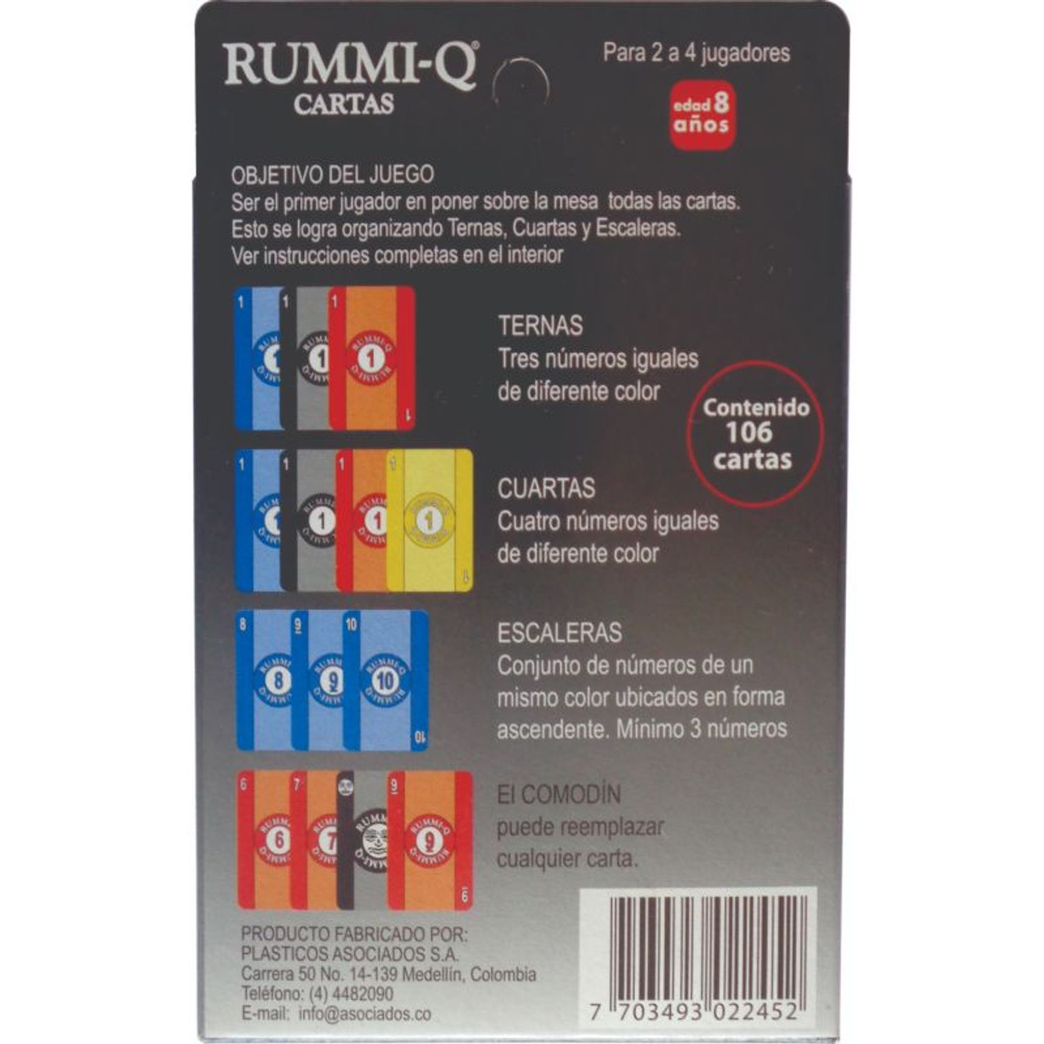 Portada de Rummi-Q cartas — imagen 2