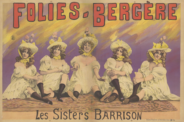 Folies Bergère Les Sisters Barrison 1890