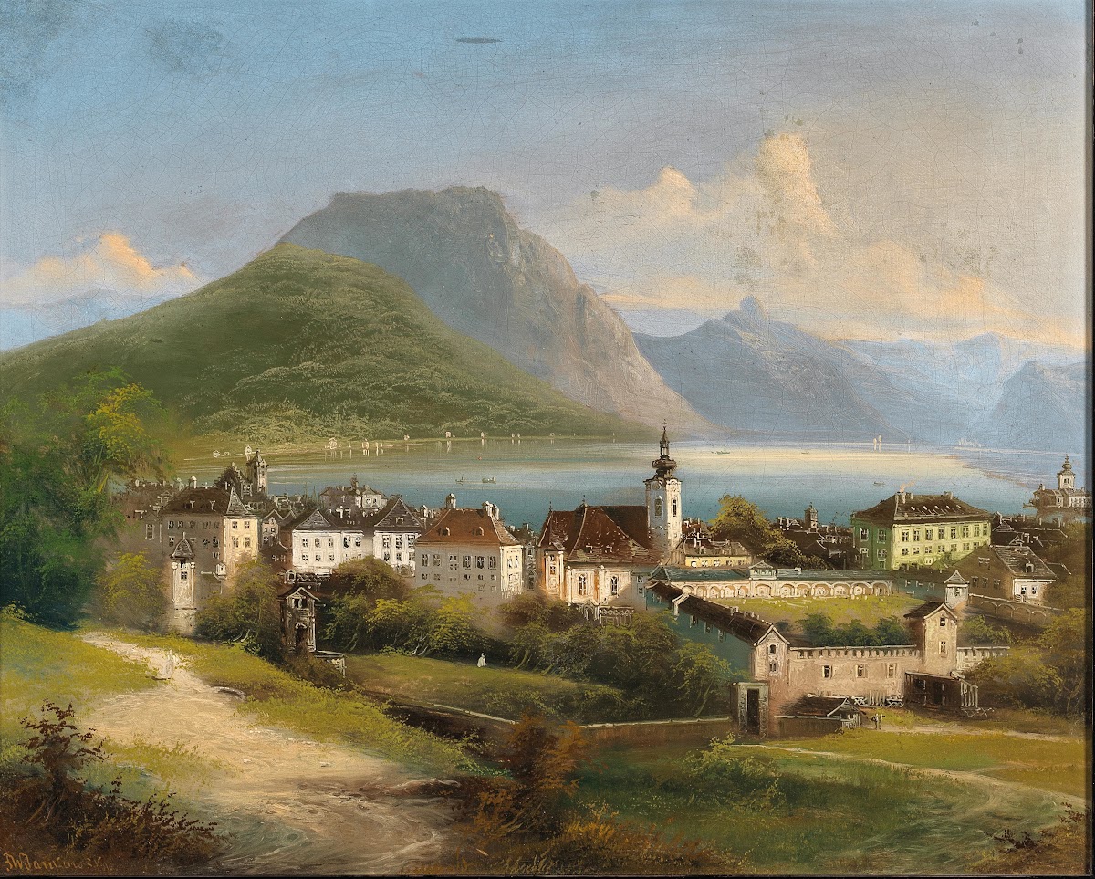 A View of Gmunden on Lake Traunsee