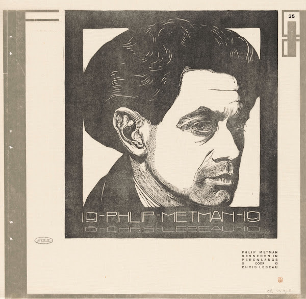 Portret van Philip Metman 1919