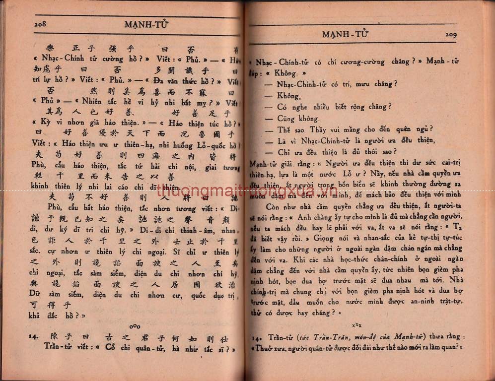 Tứ thư - Mạnh Tử (quyển hạ - 1950) - Trang 105