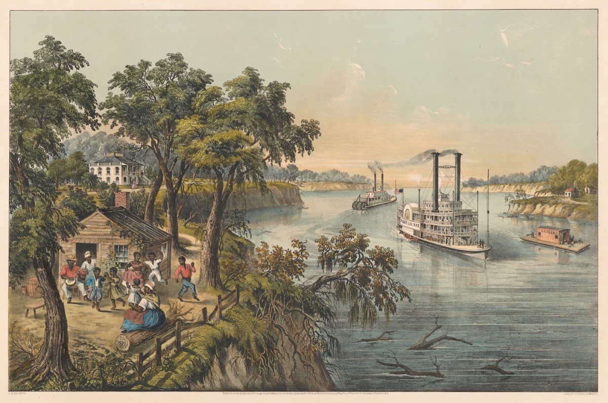 Low Water In The Mississippi 1868