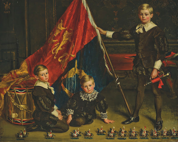 The March Past Howard Alan and Nairne sons of Alfred Reynolds Esq 1887