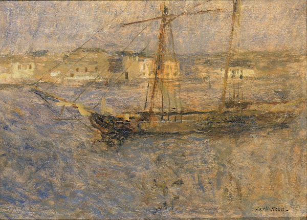 Ships at Anchor Cherbourg no I