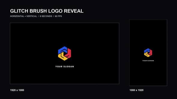 Glitch Brush Logo Reveal Free Download – Envato Elements