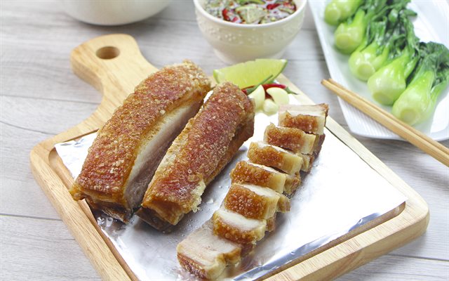 Thịt Ba Chỉ Chiên Giòn Bì