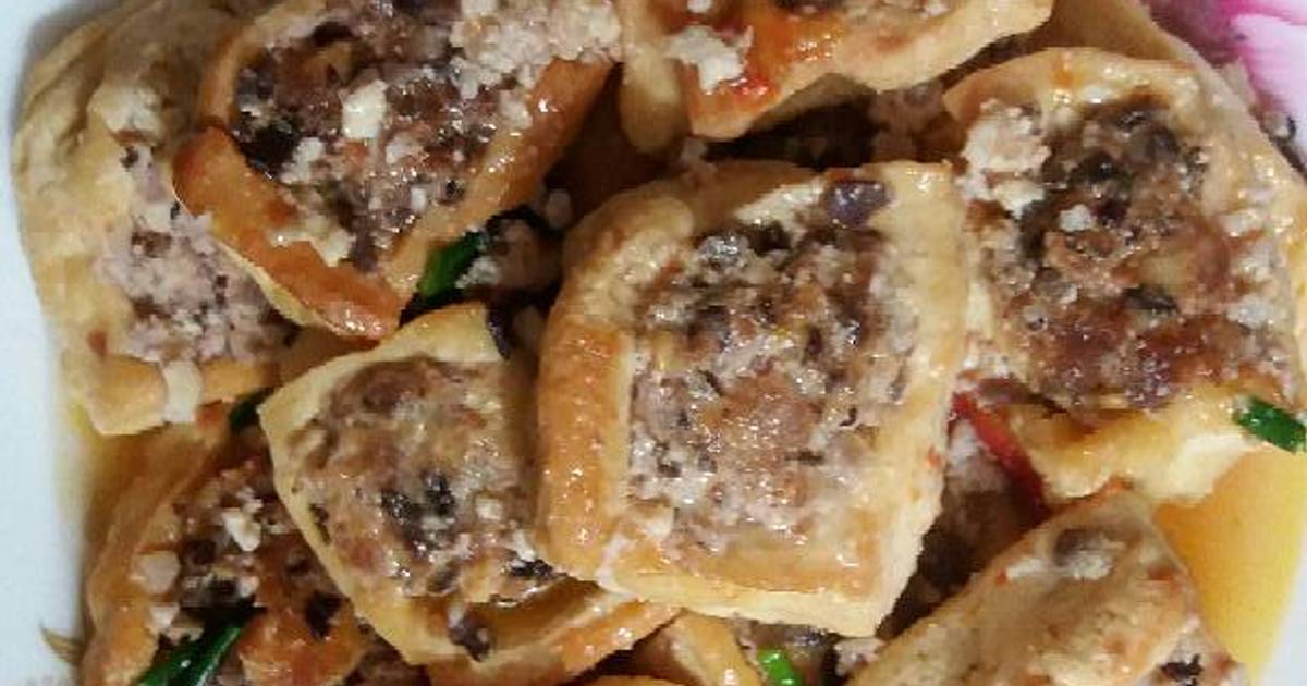 Đậu nhồi thịt sốt cà chua
