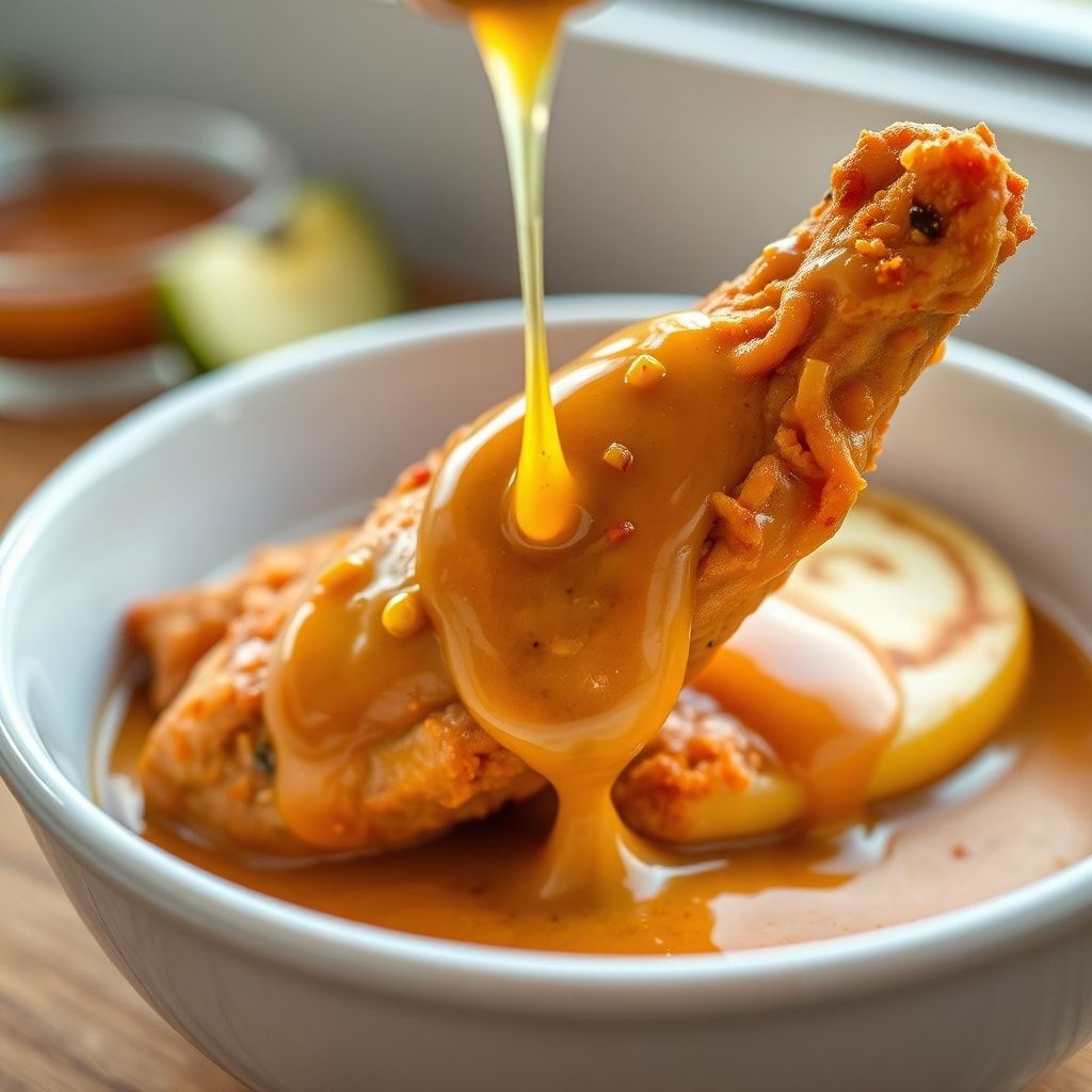 Sweet and Spicy Jalapeño Honey Mustard Sauce Recipe (5-Minute Homemade Dip) finished