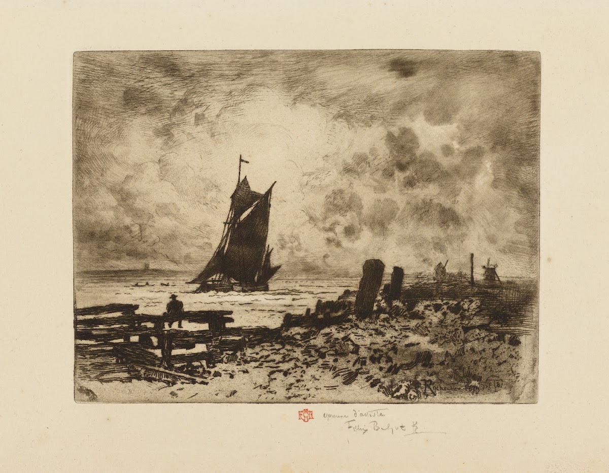 Little Seascape a Remembrance of the Medway 1879