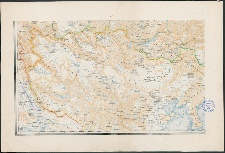 1825_General'naja Karta Enisejskoj Gubernii