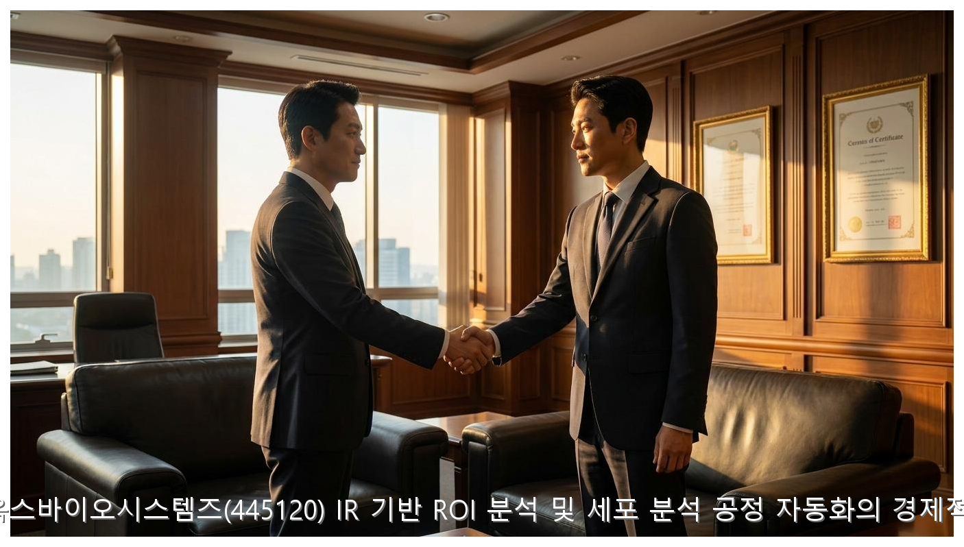 큐리옥스바이오 IR 분석과 ROI 3배 핵심 가치 핵심 안내 및 분석 인포그래픽 (5)