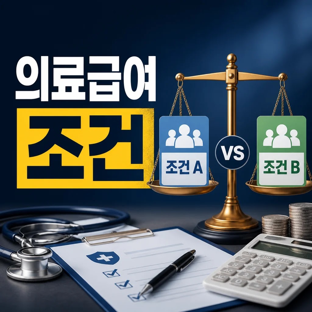 의료급여 수급자 조건 비교 전 확인해야 할 핵심 포인트