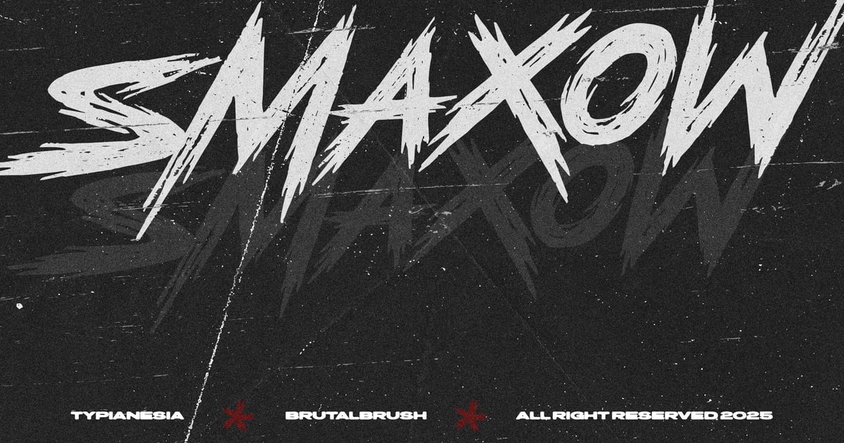 Smaxow – Fonte Brutal Wild Brush Free Download – Envato Elements