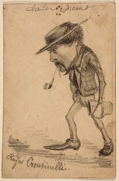 Caricature of Henri Cassinelli Rufus Croutinelli c 1858