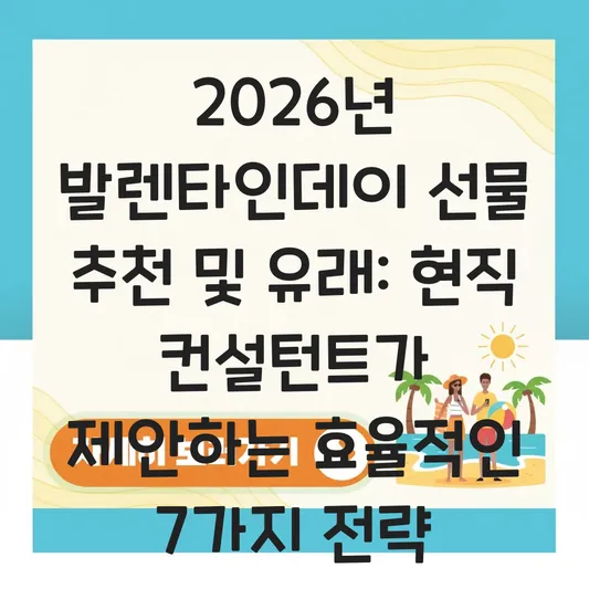 발렌타인데이 선물 추천 및 유래 대표 이미지