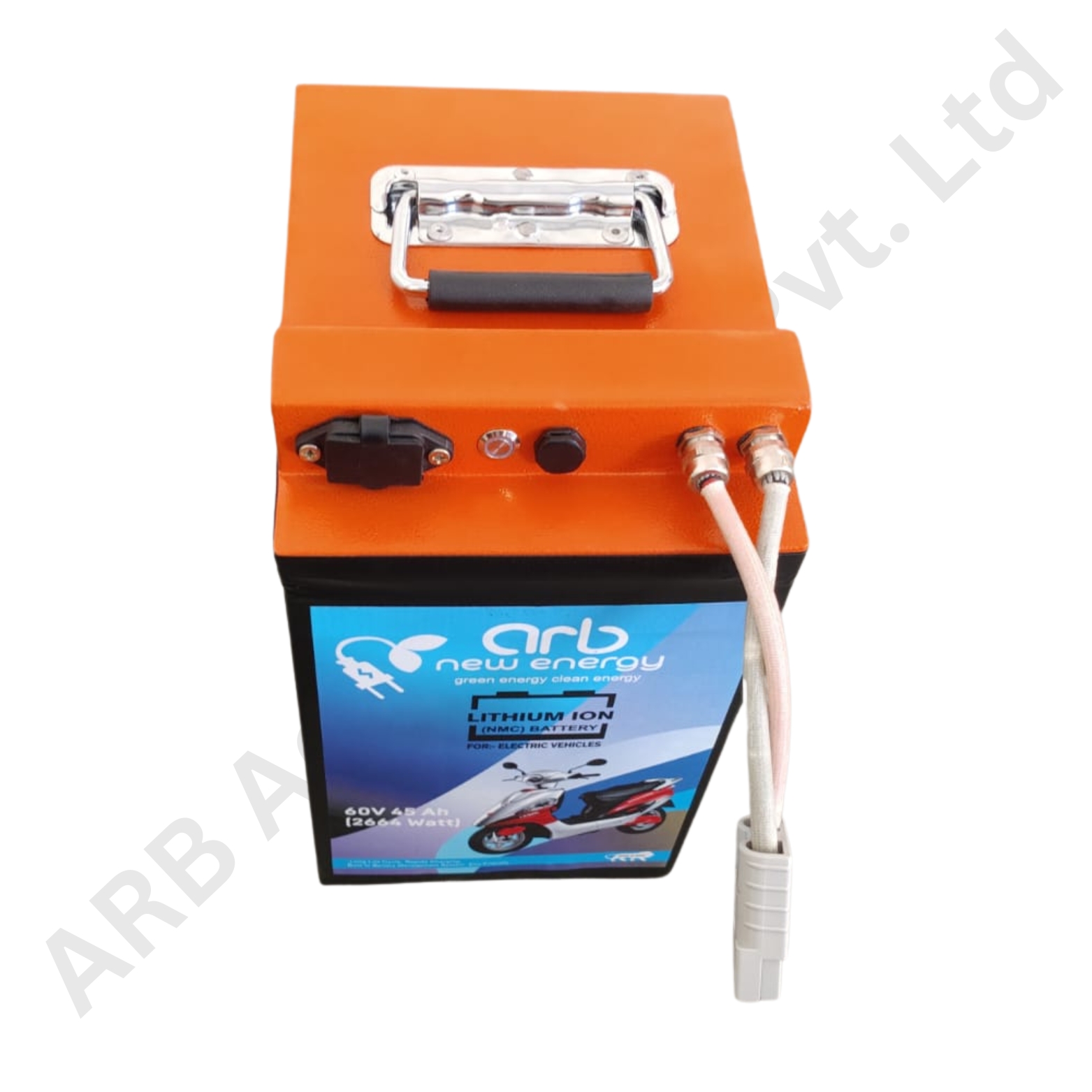 59.2V 45Ah NMC Series 16S 10P Battery Pack (11093)