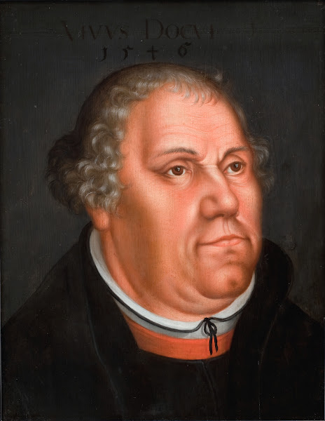 Portrait of Martin Luther 1483 1546 1540  1640