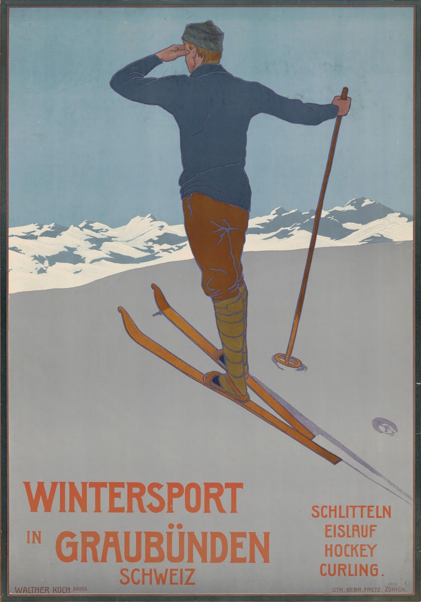 Wintersport In GraubüNden 1906