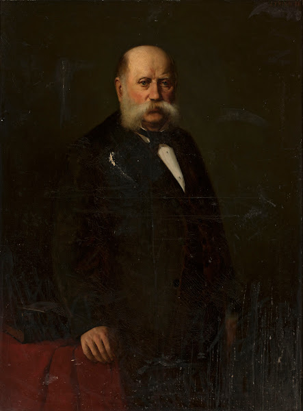 Portrait Of A Man With Grey Side Whiskers 1882
