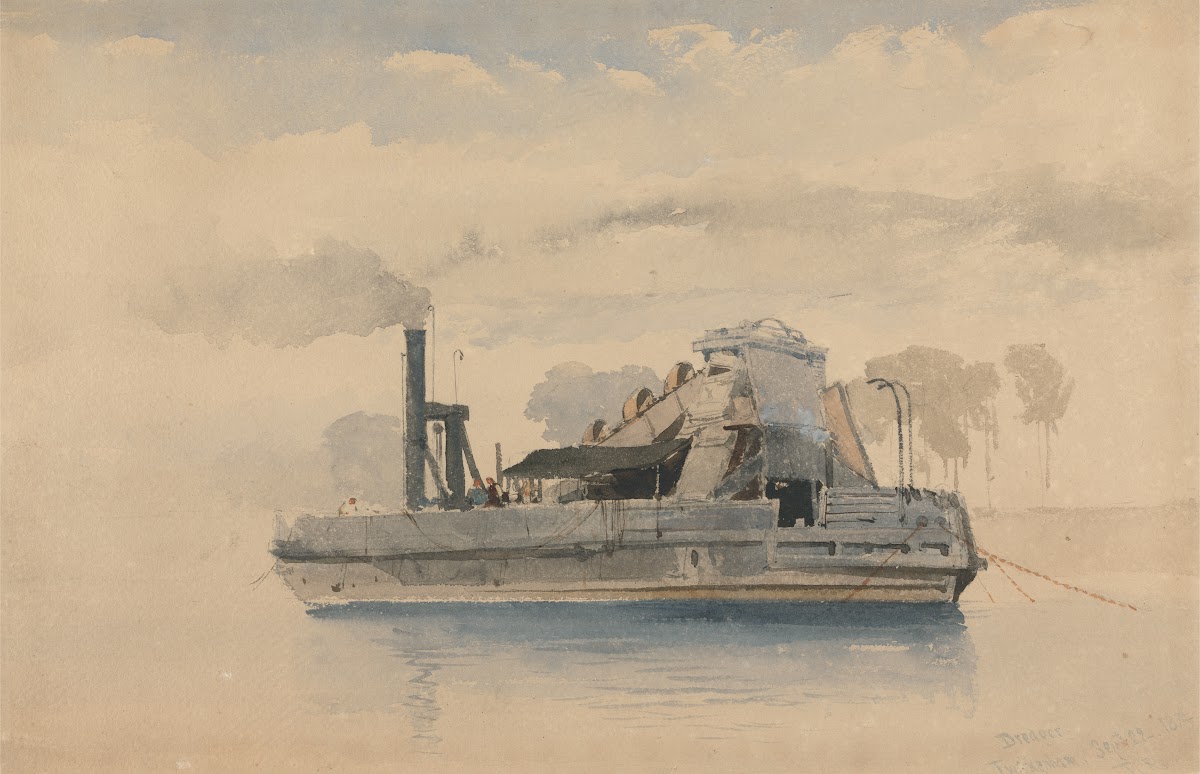 Dredger At Twickenham September 22 1874 1874