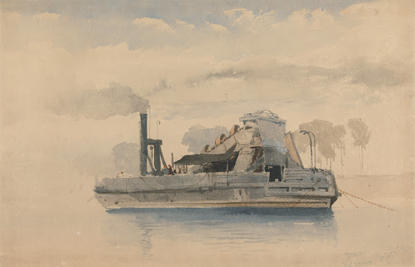 Dredger At Twickenham September 22 1874 1874