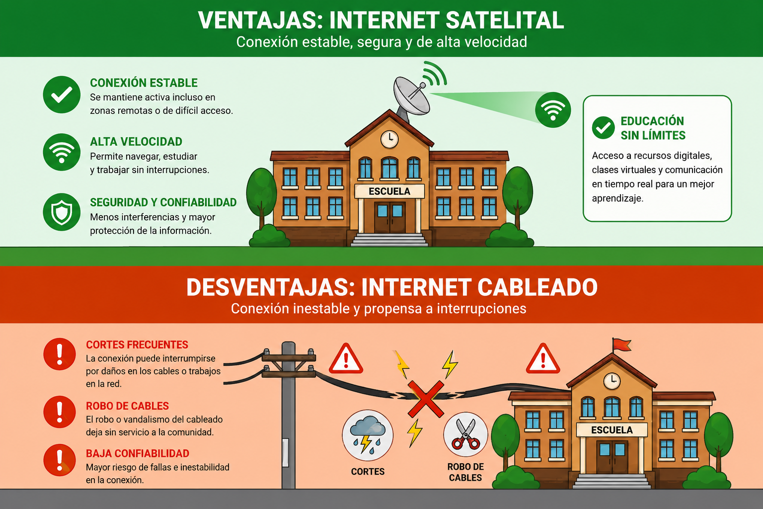 Conexión de Internet Satelital Starlink