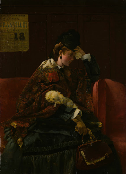 At the Railway Station c 1874
