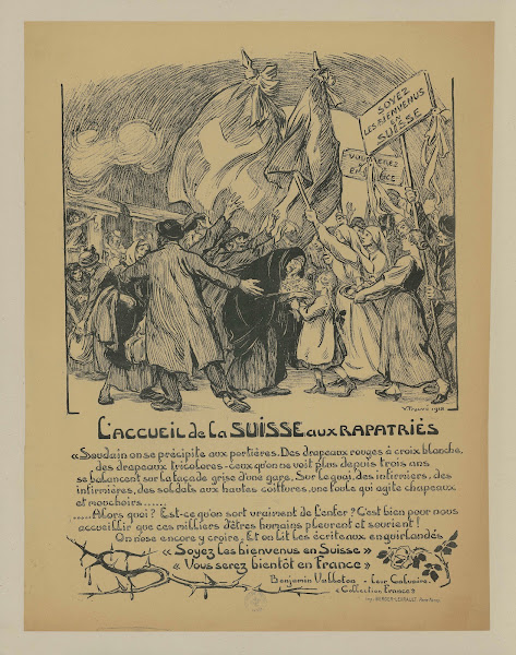 Laccueil de la Suisse aux rapatriés 1918