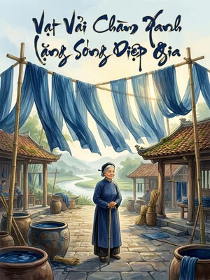 Bìa truyện Vạt Vải Chàm Xanh Lặng Sóng Diệp Gia
