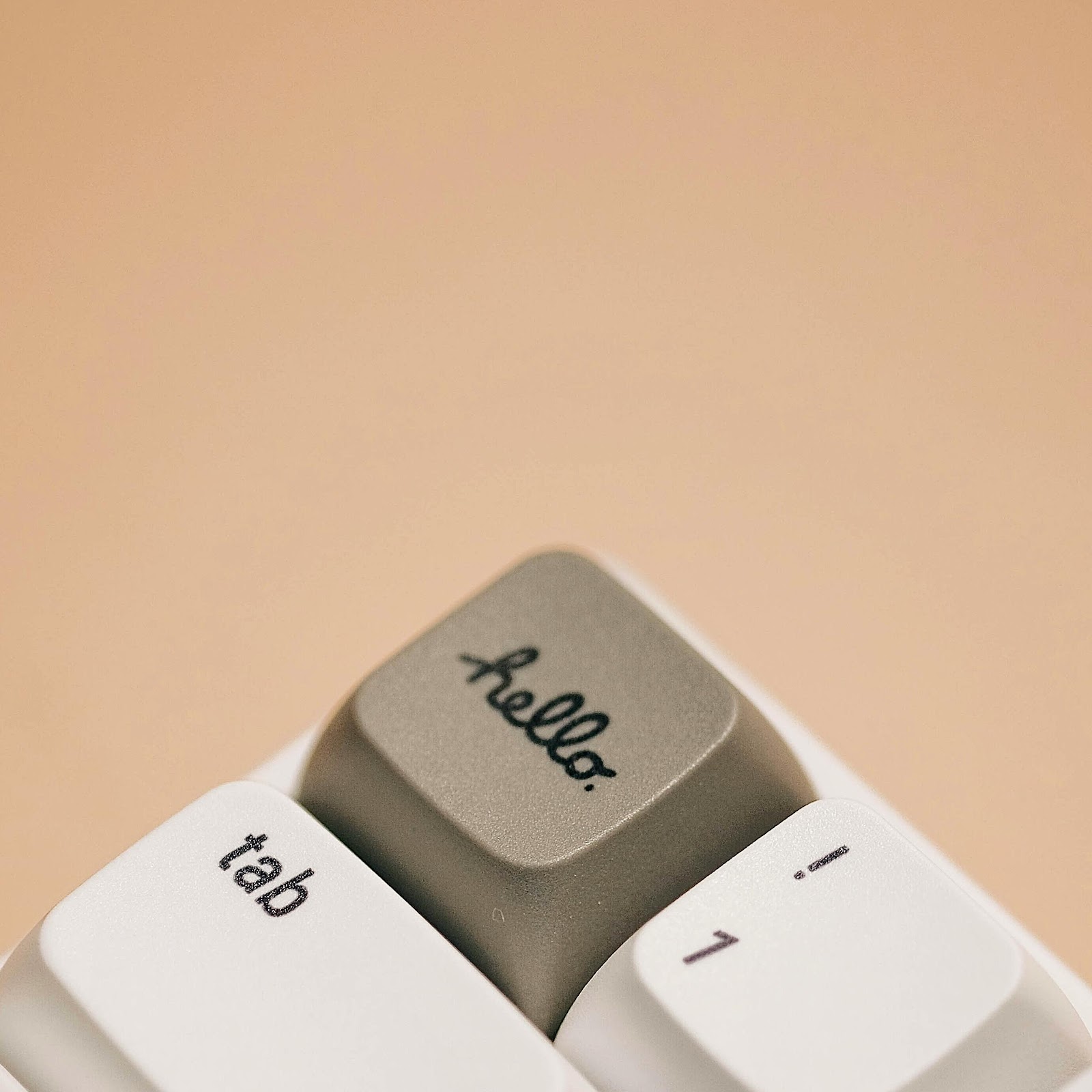 Download Custom Hello Key On Keyboard 4K iPhone