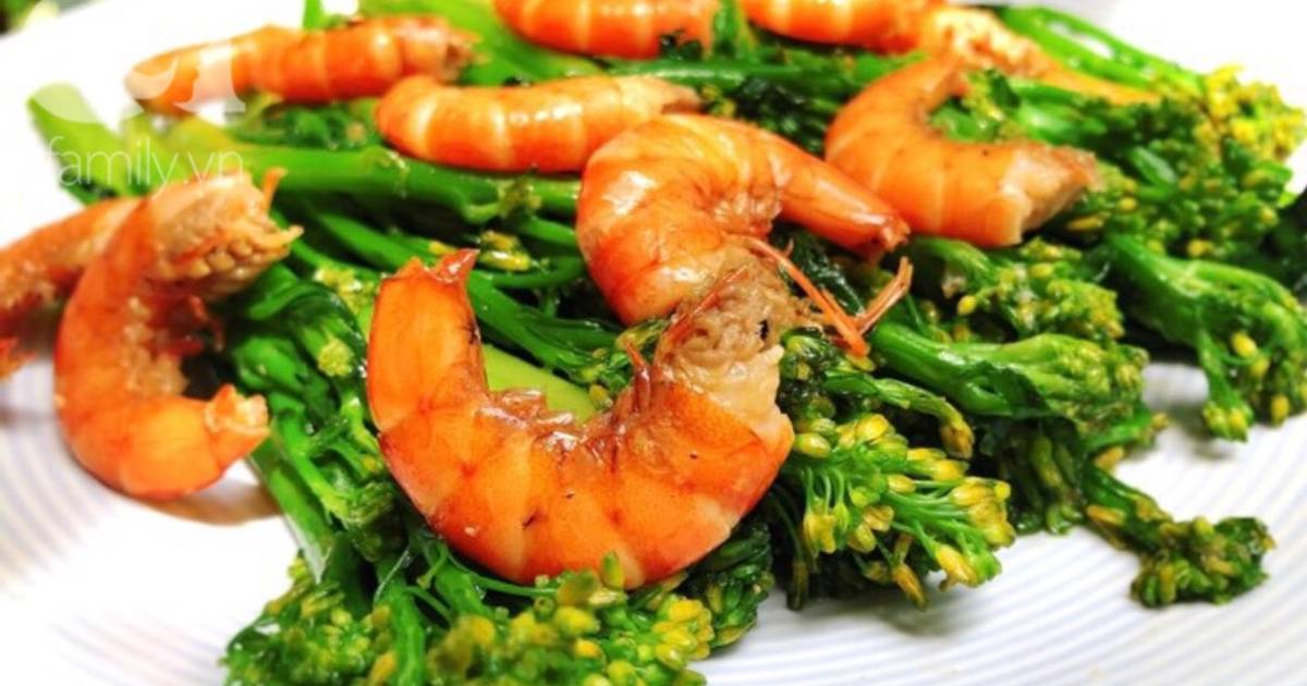 Bông Cải Vàng Xào Tôm