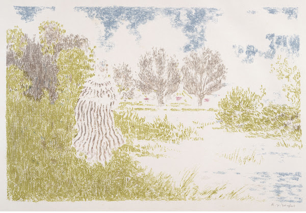 Femme en robe à rayures 1898
