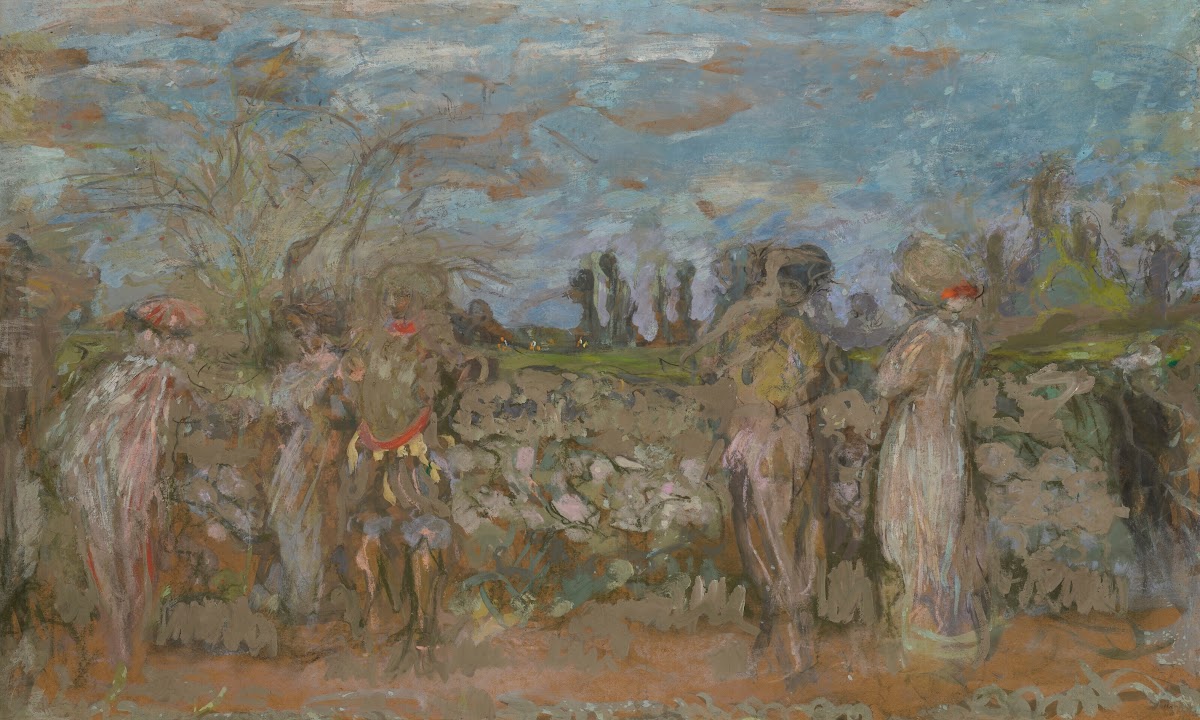 Comédiens dans les sous bois II 1912