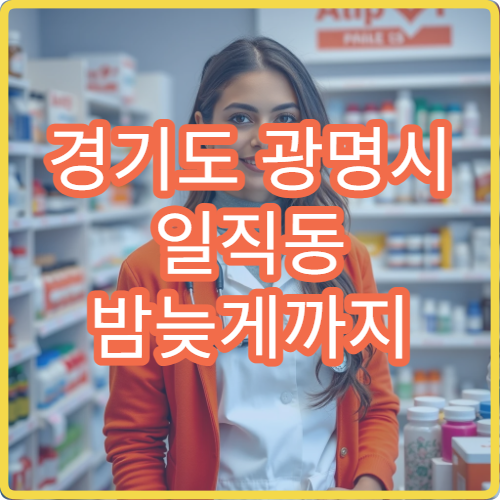 경기도 광명시 일직동 밤늦게까지 영업하는 심야 약국 정보