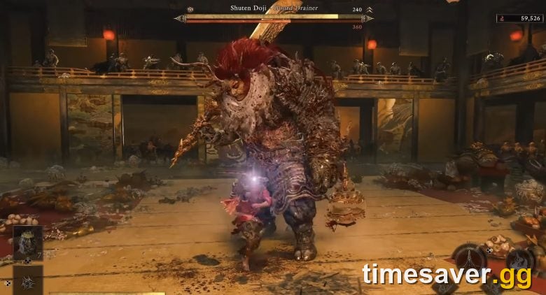 The Shuten Doji boss fight, where Oni Awakening unlocks in its final phase