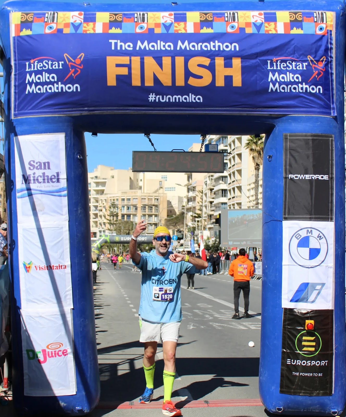 Fotografía finisher de MALTA MARATHON