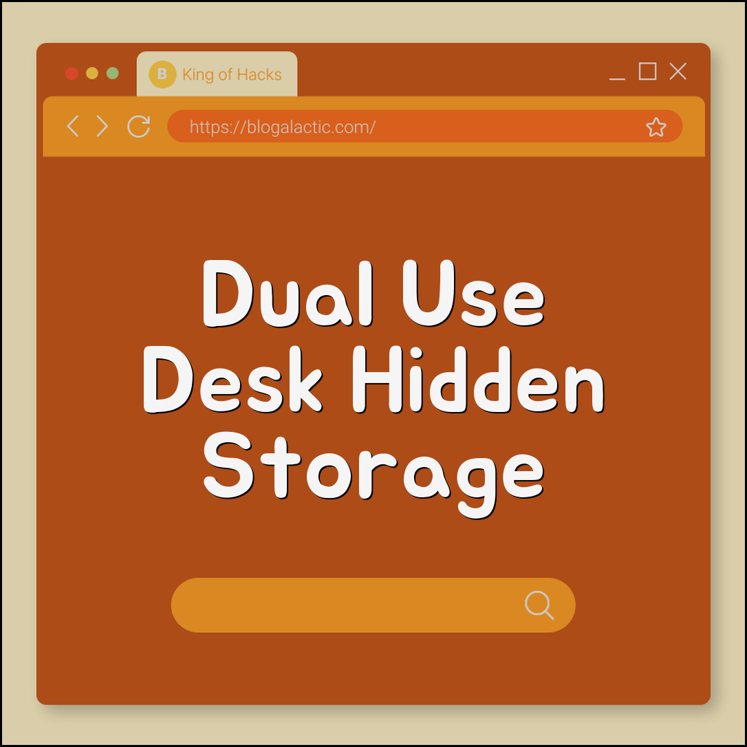 Minimalist capsule desk setup (dual use, hidden storage, foldable)