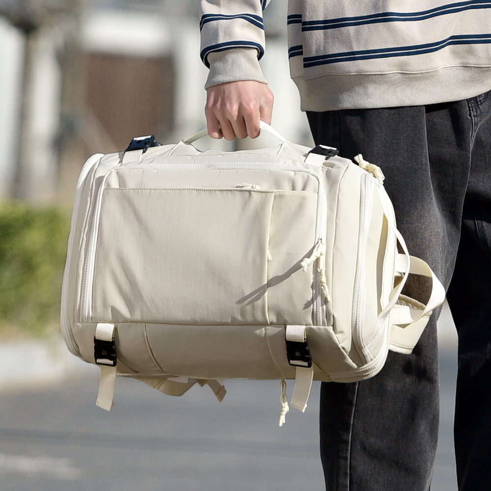 Nylon Backpack, 20–35 L, with Shoe Compartment and Expansion