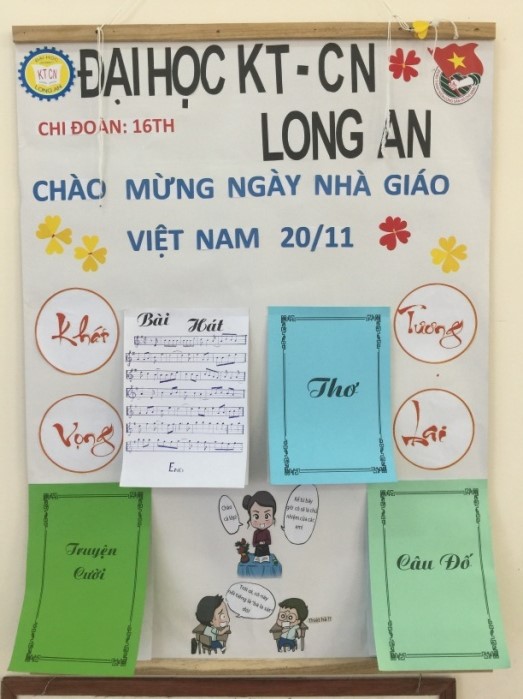 Chi đoàn 16TH với Chào Mừng Ngày Nhà giáo Việt Nam 20/11