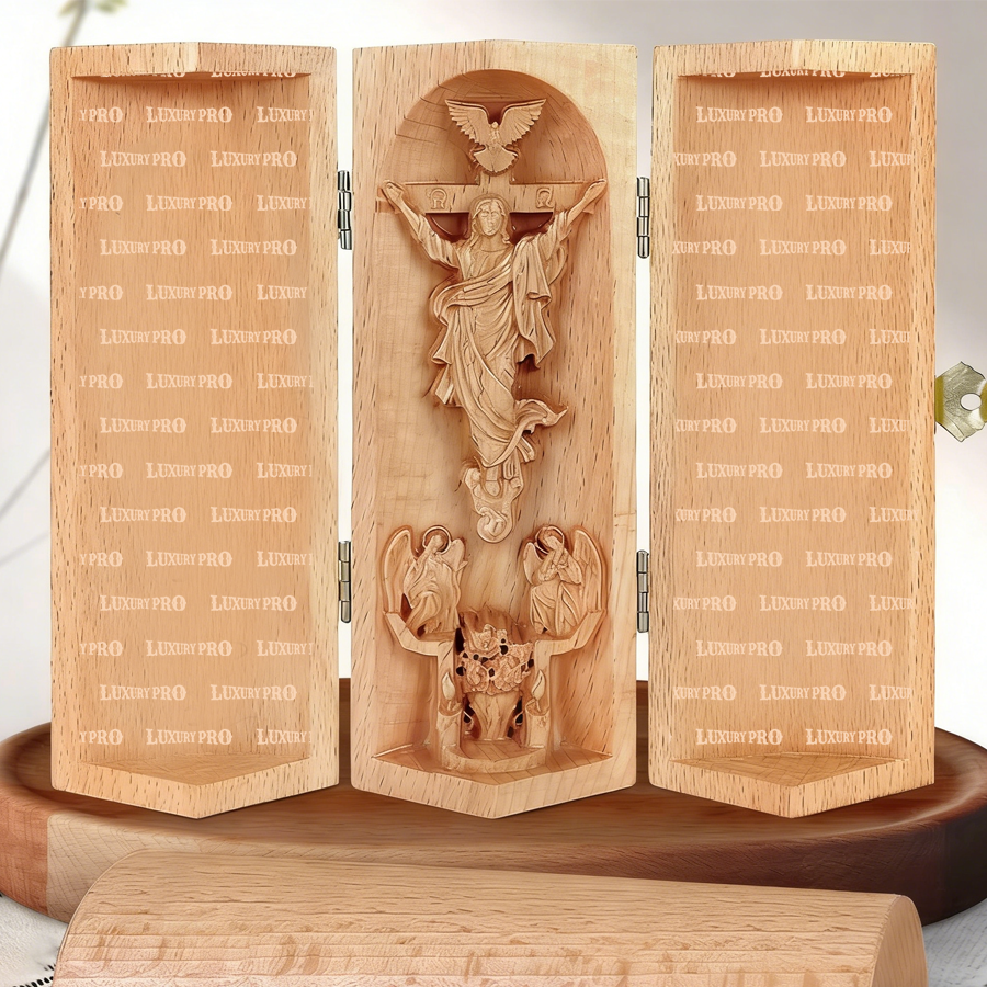 Wooden Jesus Sculpture