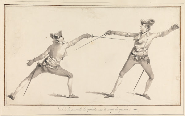 De la Parade Dequinte sur le Coup de Quinte 1763