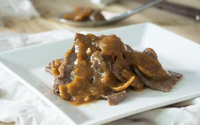 Bò Nướng Sốt Sấu