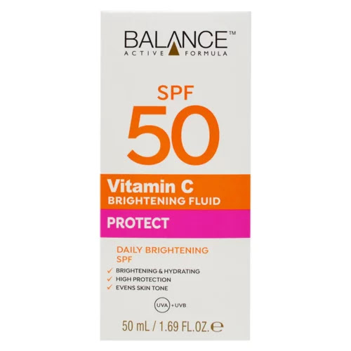 Balance Active Formula SPF 50 Vitamin C Brightening Fluid Protect 50ml