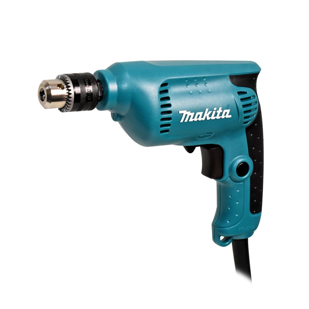 MAKITA สว่านไฟฟ้า ขนาด 3/8 นิ้ว กำลังไฟ 450 วัตต์ รุ่น 6412 ความเร็วรอบตัวเปล่าสูงสุด 0-3,400 รอบ/นาที มีฉนวนสองชั้น ปรับซ้ายขวาได้ หัวสว่านแบบสวมเร็ว (มากีต้า)