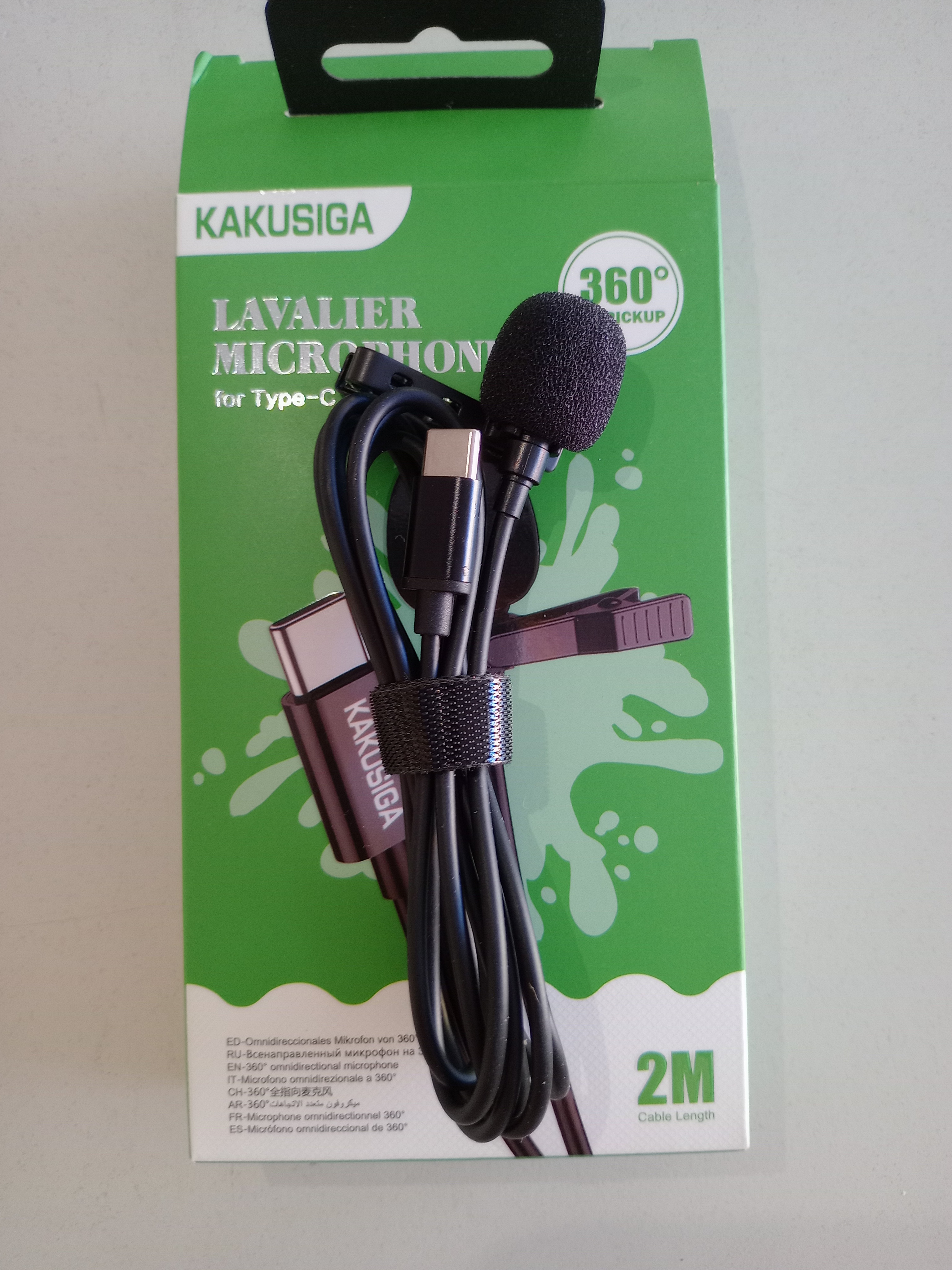 Microfono Corbatero Kakusiga KSC1879 C,1 Microfono 2