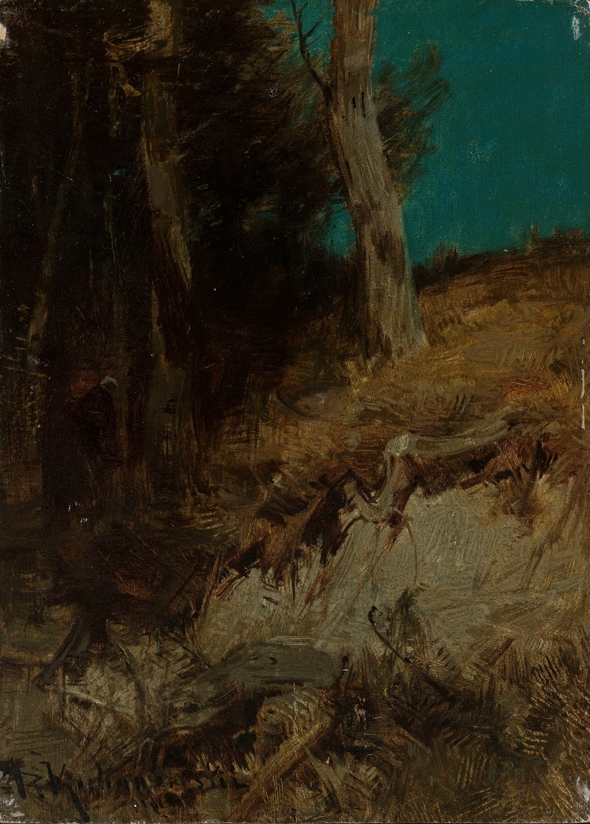 Nocturnal landscape between 1890 and 1900