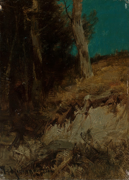 Nocturnal landscape between 1890 and 1900