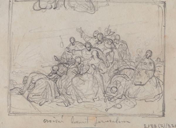 Crusaders in front of Jerusalem